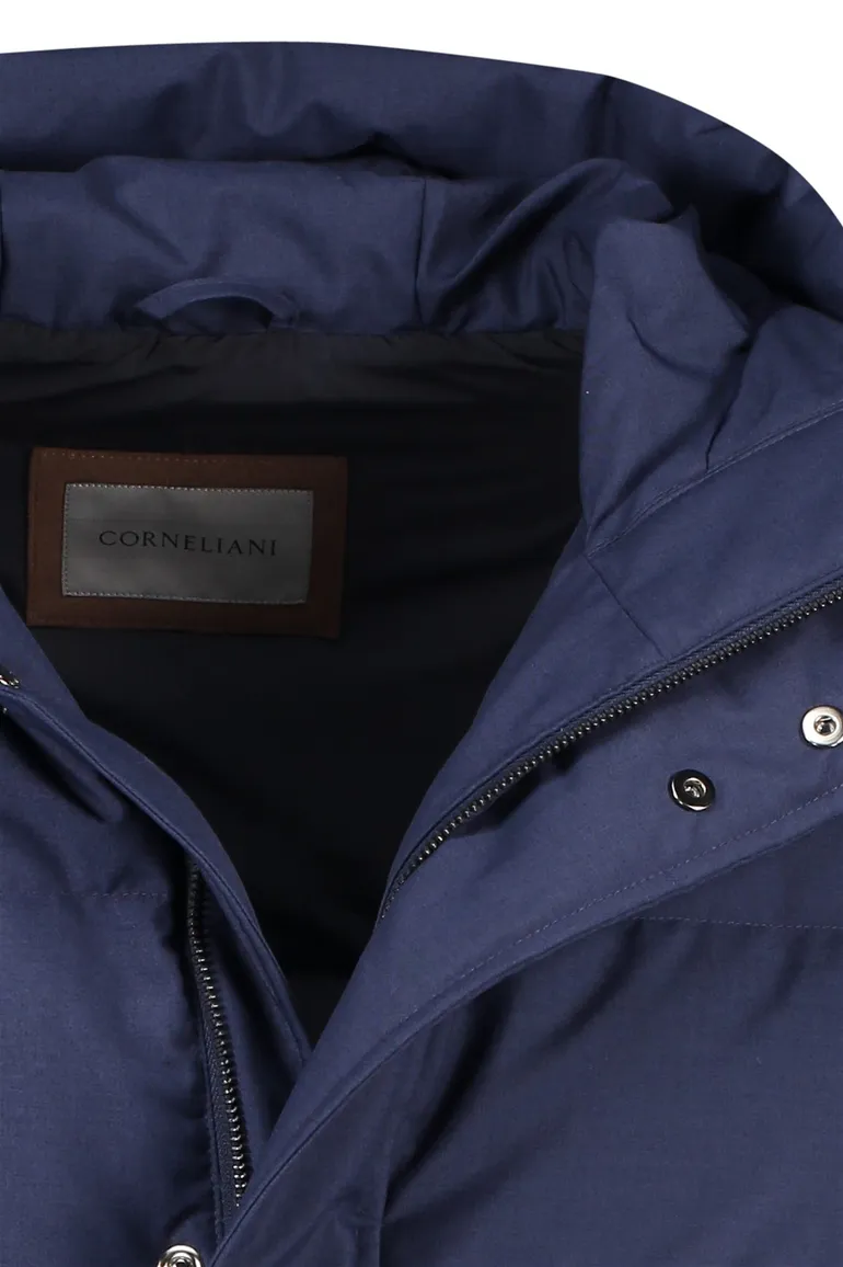 Corneliani jas donkerblauw waterdicht