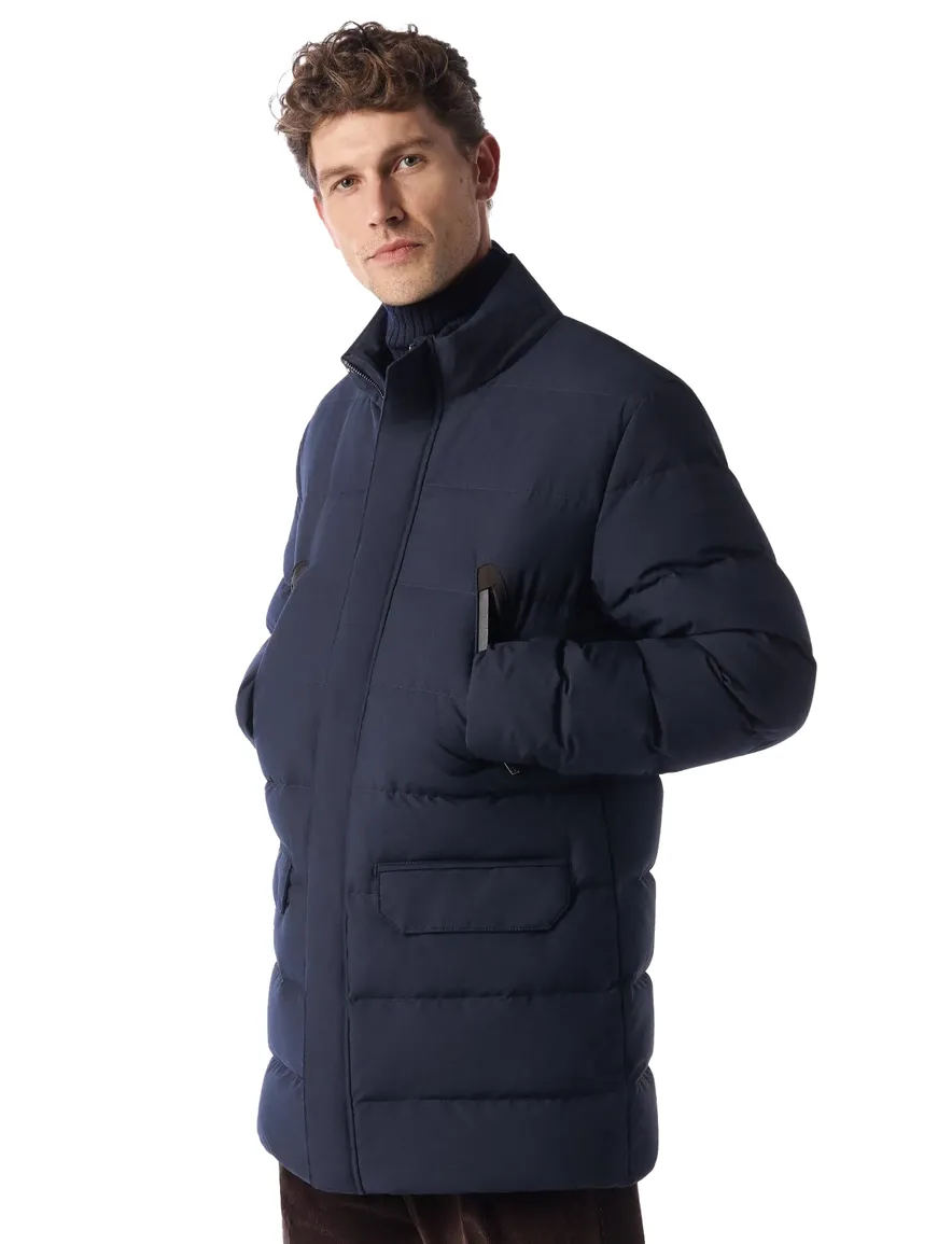 Corneliani jas donkerblauw waterdicht