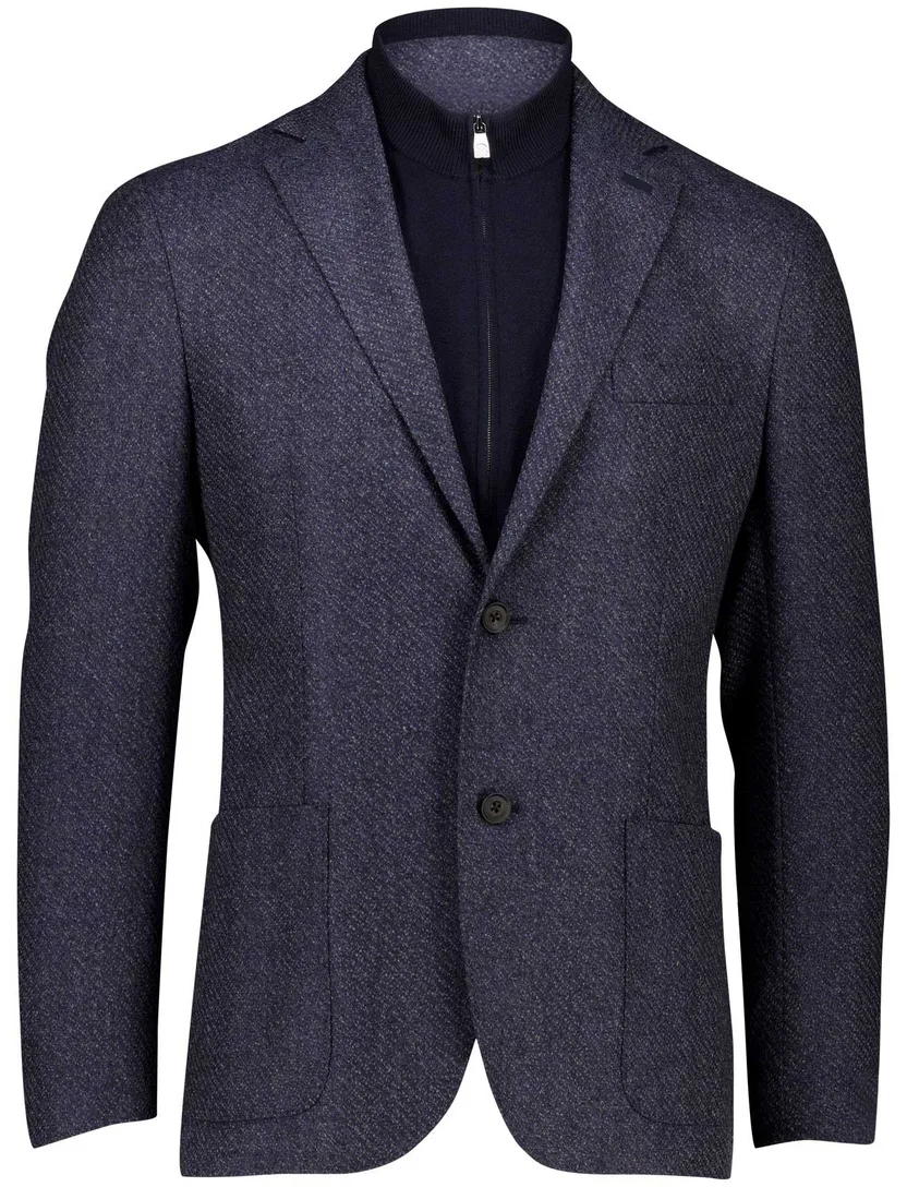 colbert Corneliani donkerblauw gemêleerd
