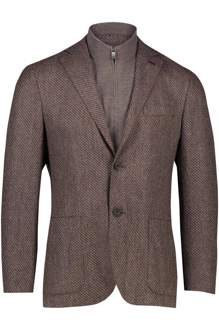 Corneliani colbert bruin virgin wol
