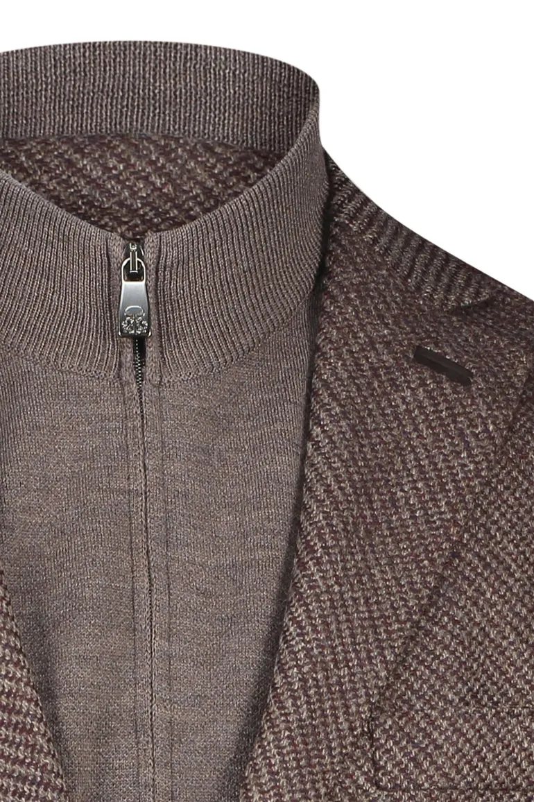 Corneliani colbert bruin virgin wol