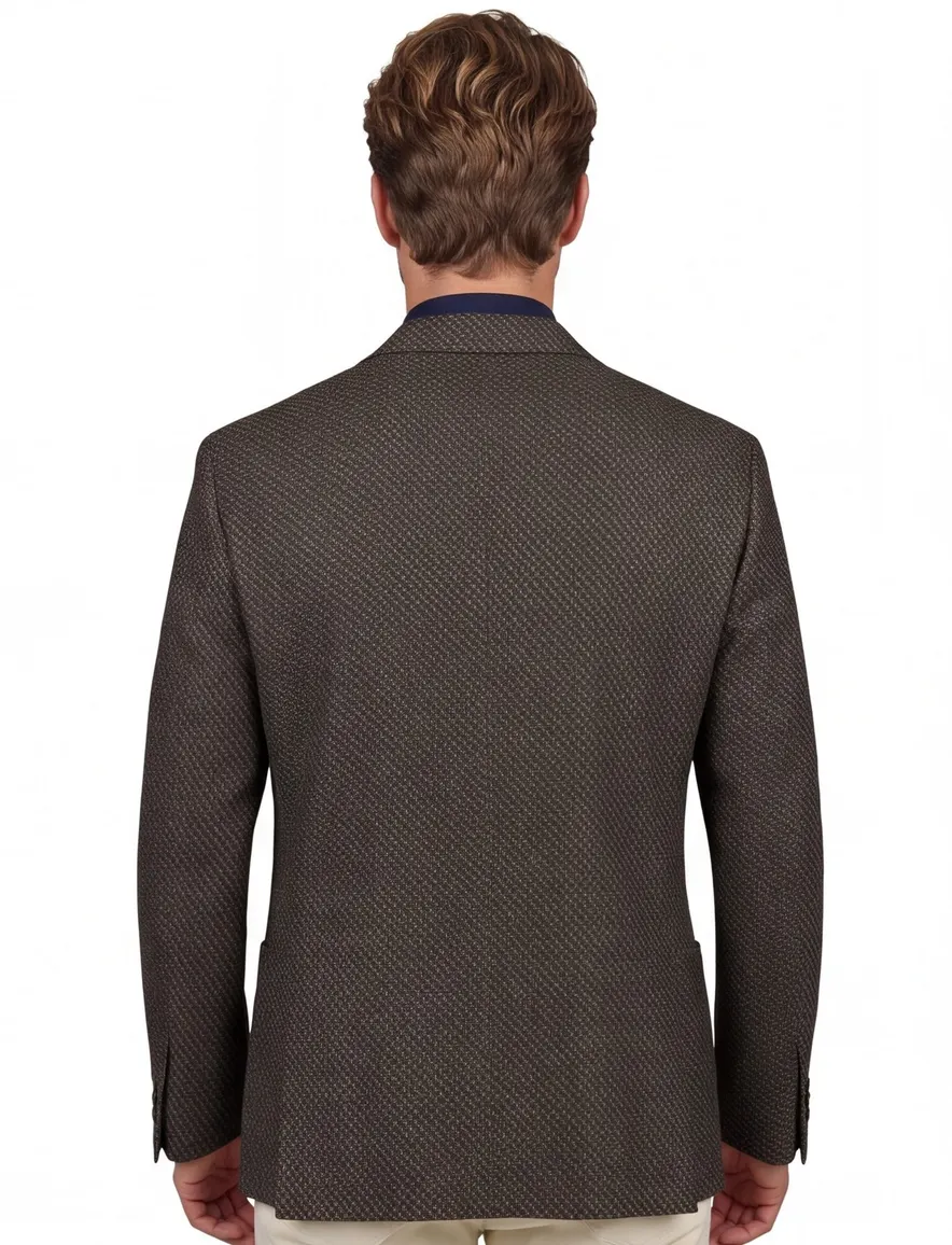Corneliani colbert bruin virgin wol