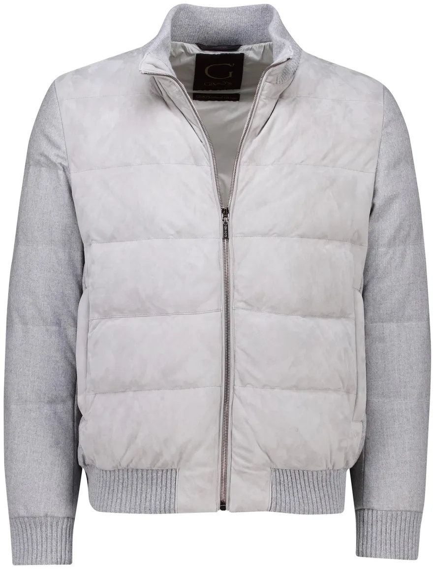 Gimo's winterjas grijs gewatteerd