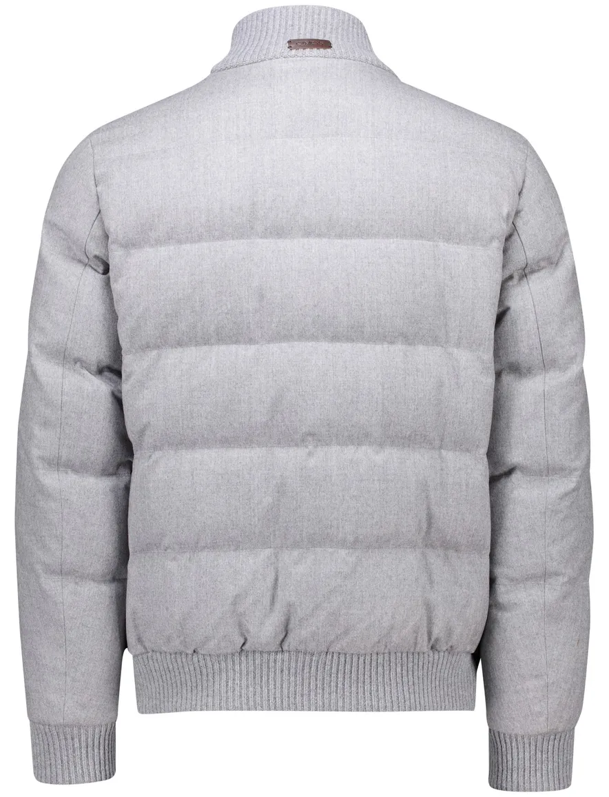 Gimo's winterjas grijs gewatteerd