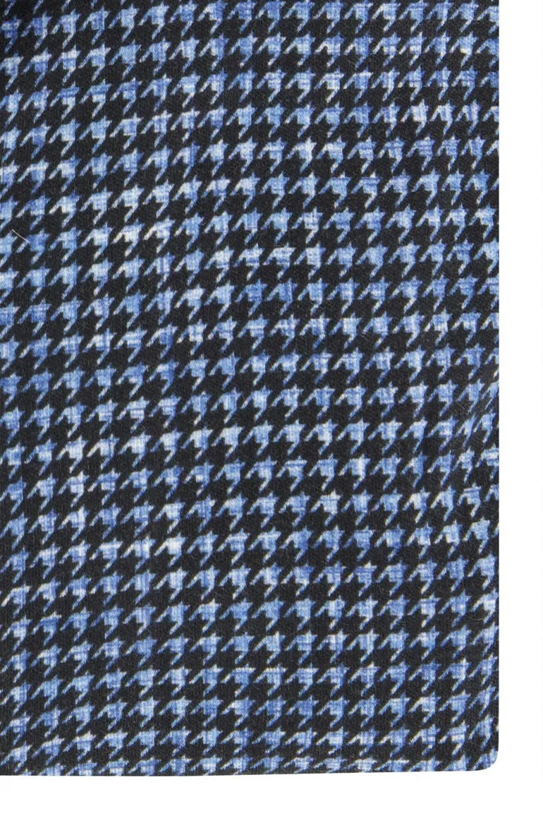 Blue Industry overhemd blauw cut away Slim Fit