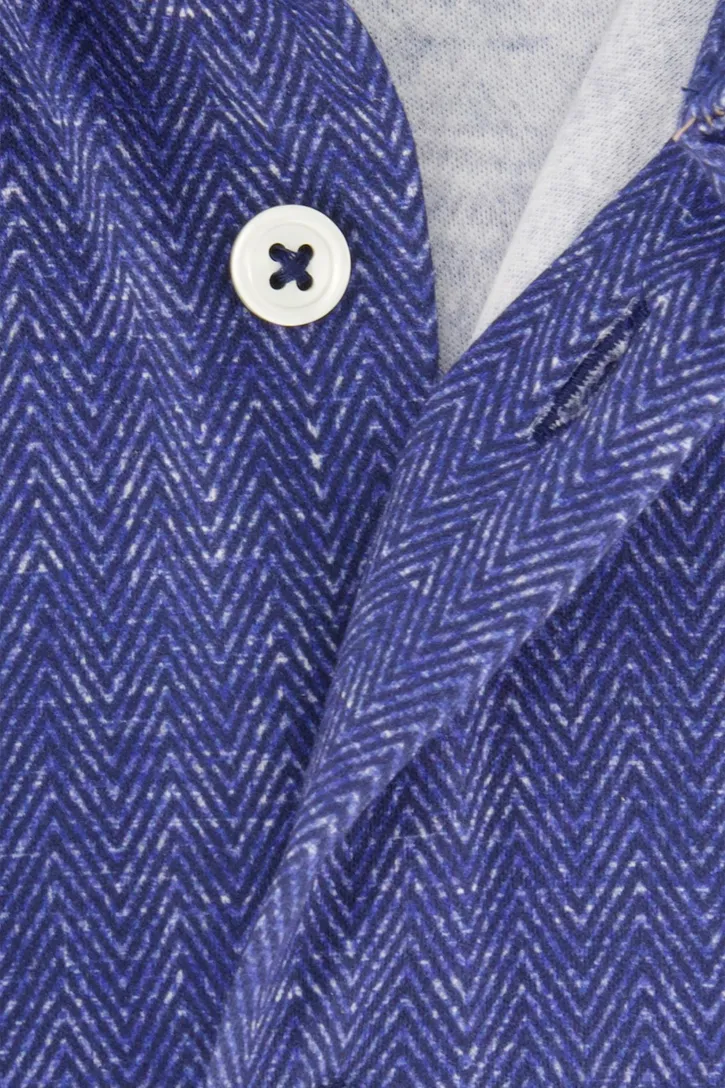 casual overhemd Blue industry blauw