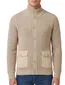Blue Industry vest met knopen beige