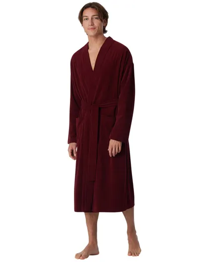 Schiesser Schiesser badjas bordeaux