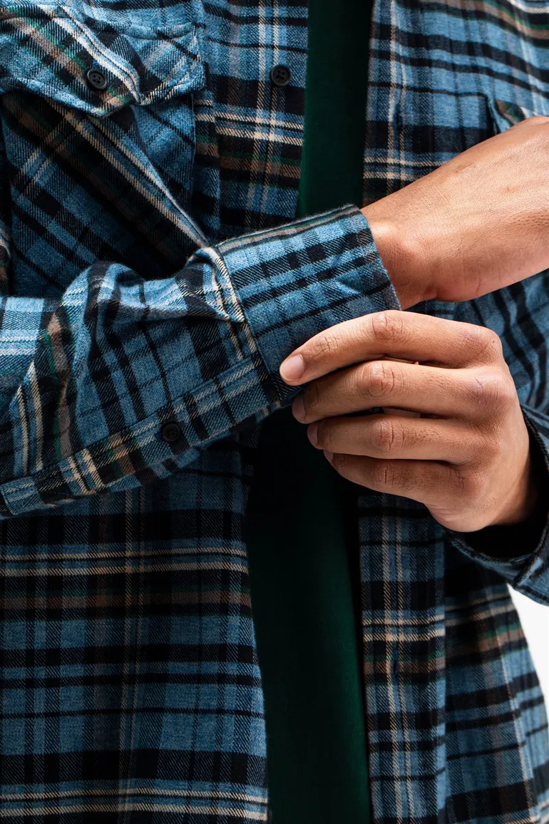 Butcher of Blue Overshirt blauw
