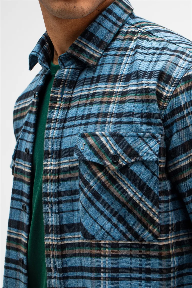 Butcher of Blue Overshirt blauw