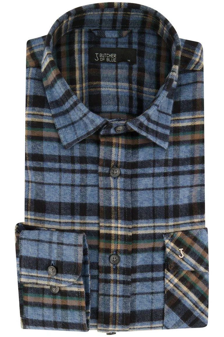 Butcher of Blue Overshirt blauw