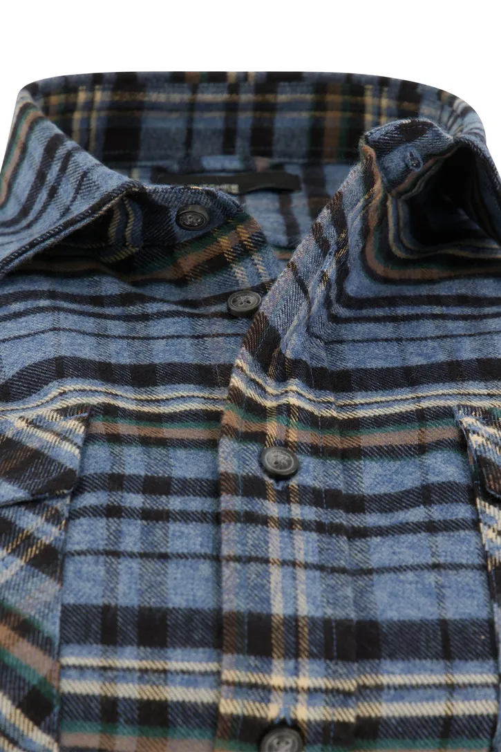 Overshirt Butcher of Blue blauw