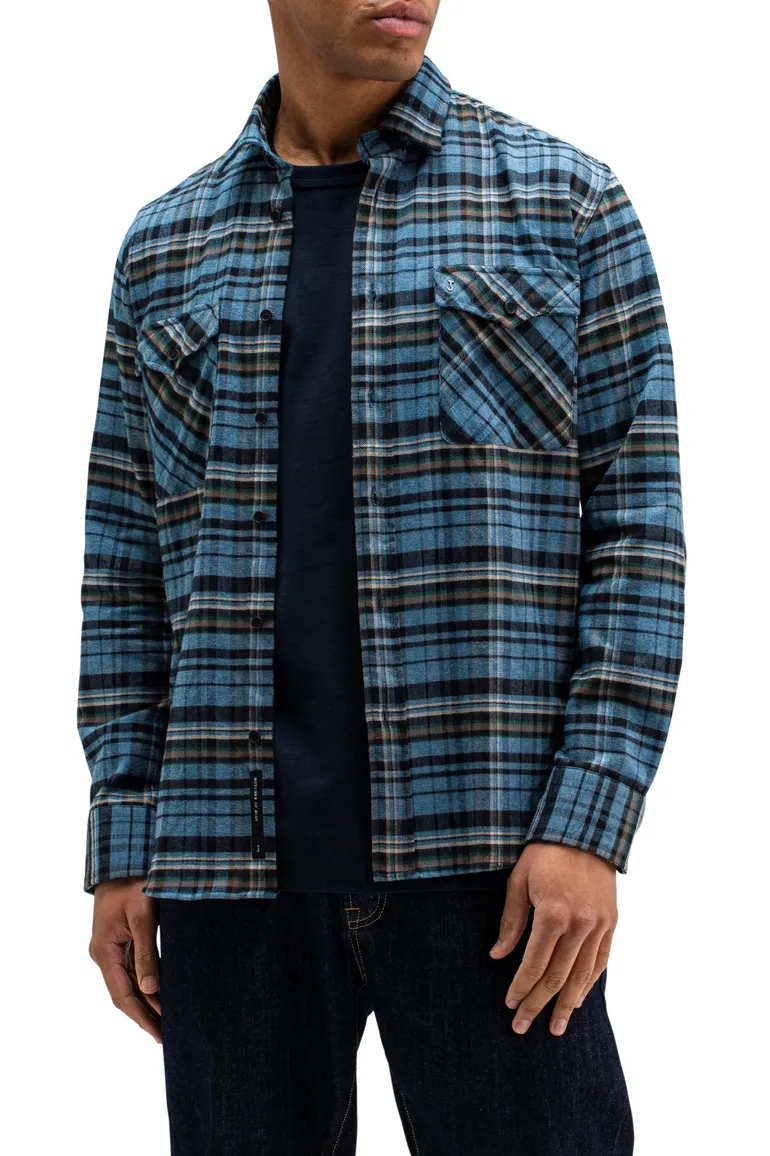 Butcher of Blue Overshirt blauw