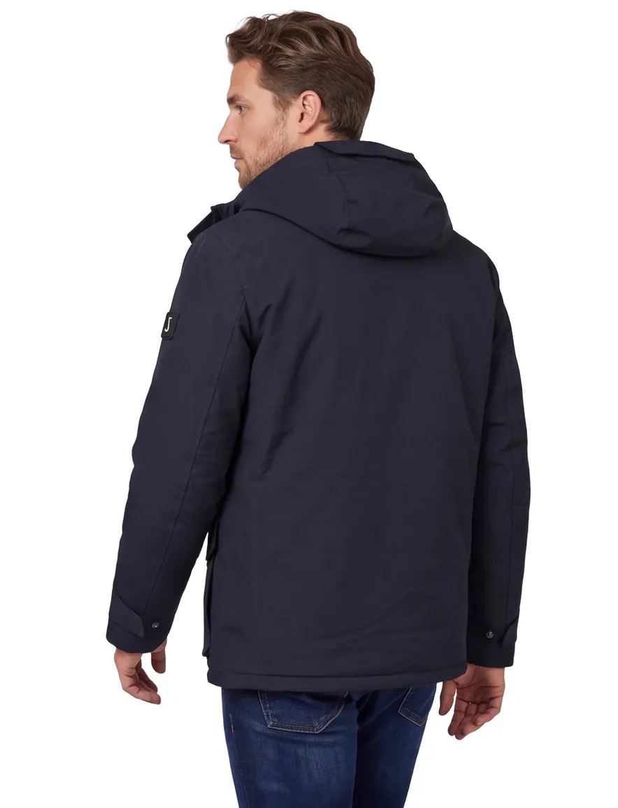 Butcher of Blue winterjas donkerblauw