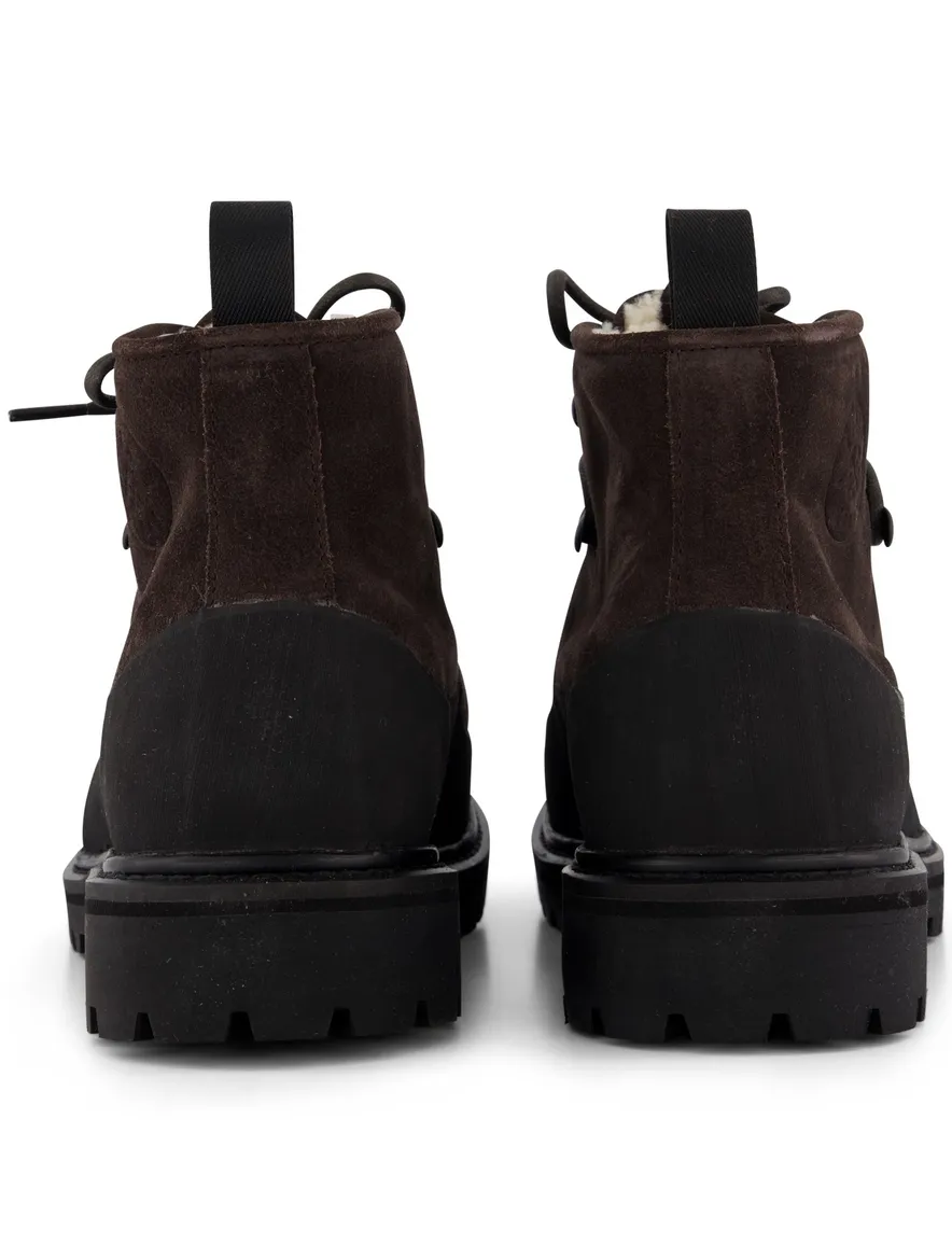 Hoge Blackstone schoenen bruin effen