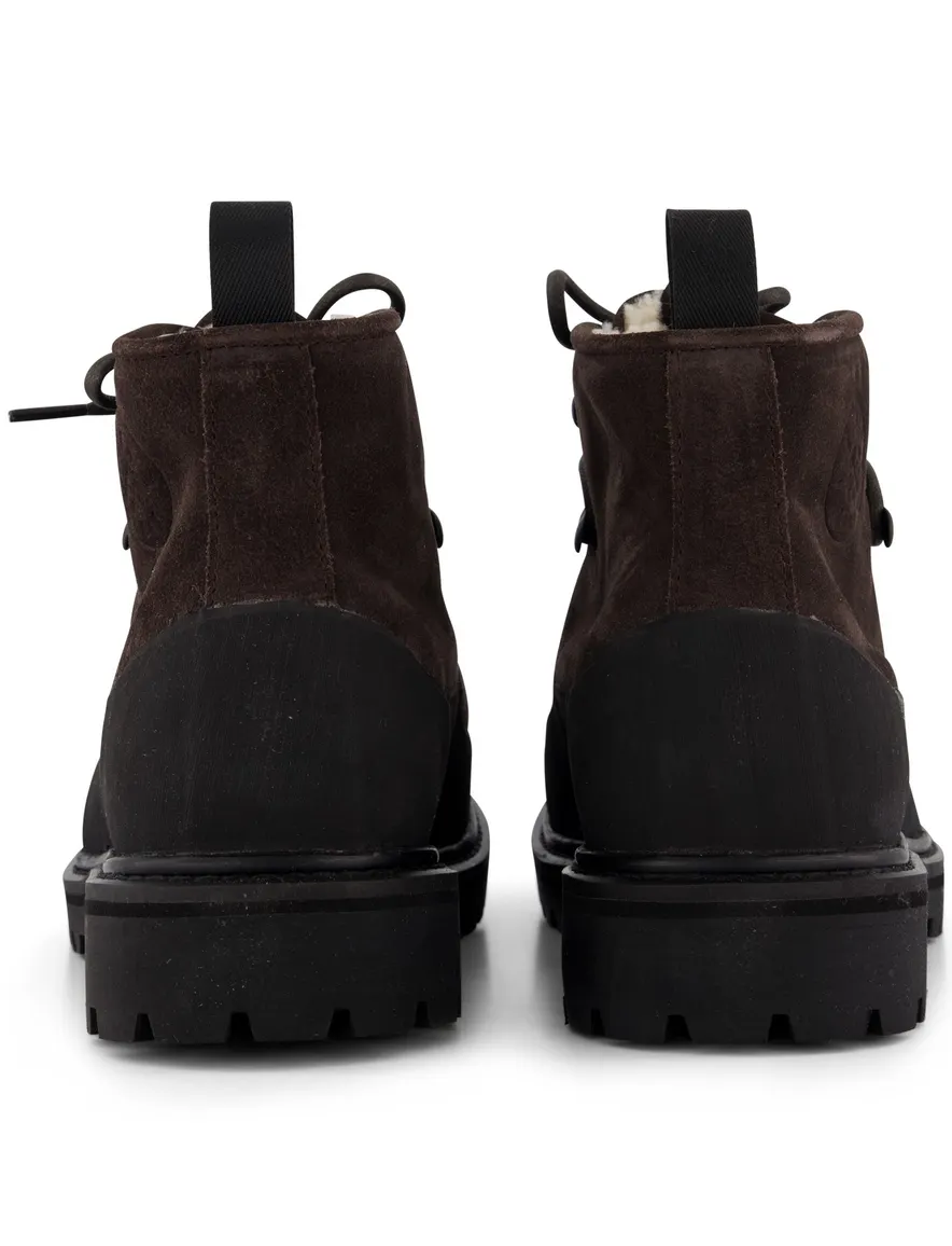 Hoge Blackstone schoenen bruin effen