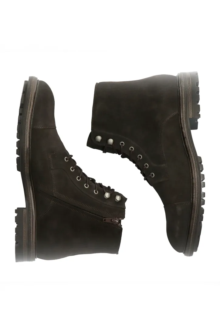 Blackstone hoge bruine boots van leer