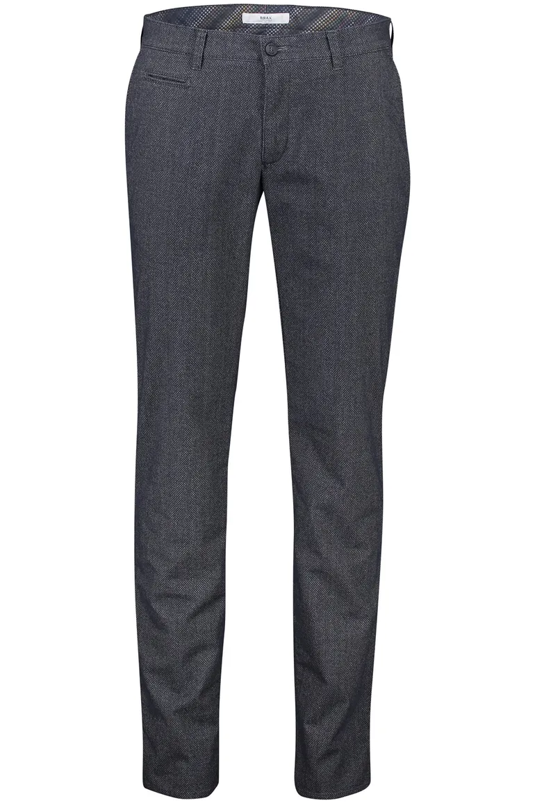 katoenen broek donkerblauw Brax