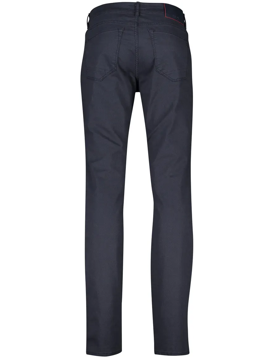 Brax broek Chuck donkerblauw effen normale fit