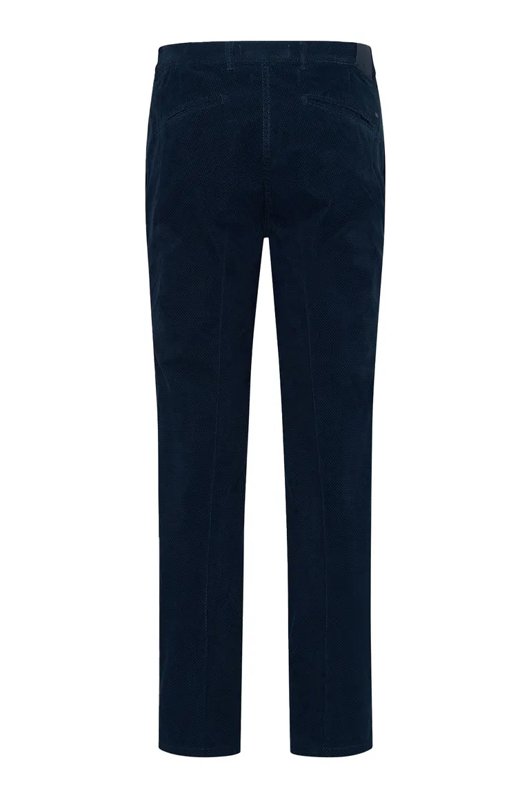 katoenen broek donkerblauw Brax