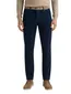 Brax katoenen broek effen donkerblauw normale fit