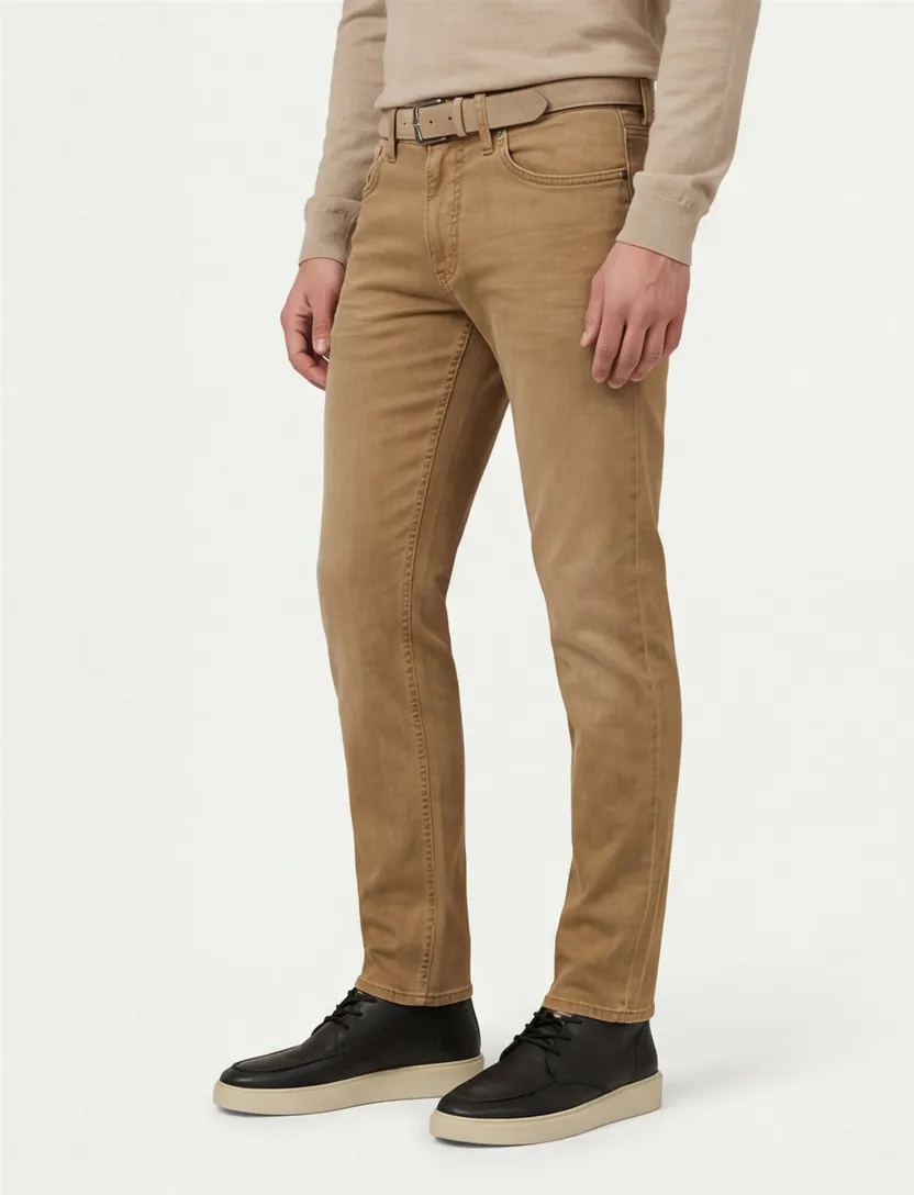 Brax 5-pocket broek Modern Fit Chuck camel