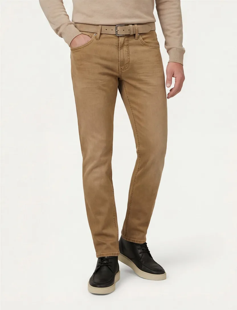 Brax 5-pocket broek Modern Fit Chuck camel