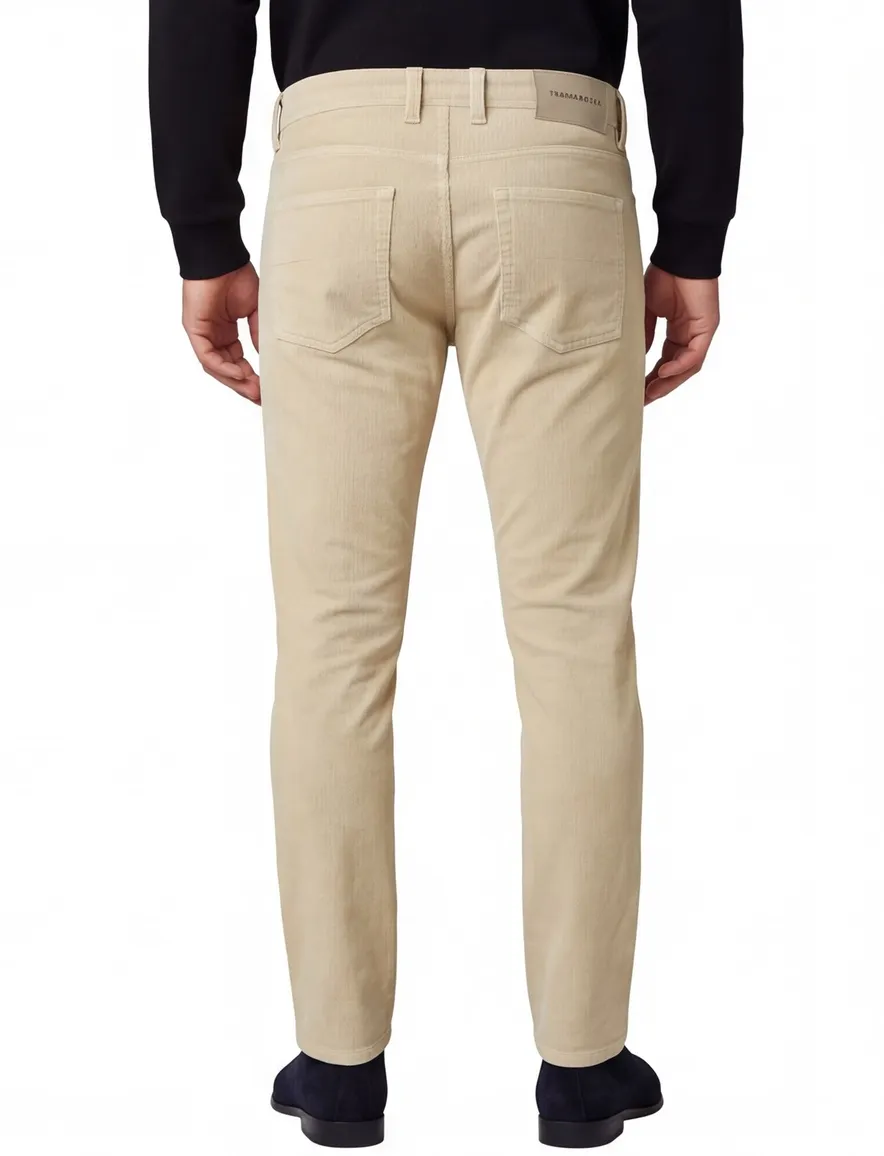 Tramarossa pantalon 5-pocket creme slim fit