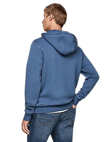 Tommy Hilfiger hoodie blauw katoen