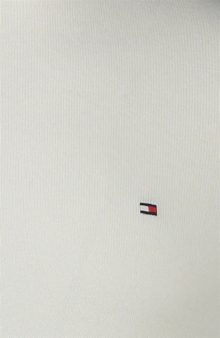 Tommy Hilfiger coltrui wit effen
