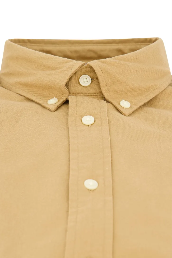 Katoenen Tommy Hilfiger overhemd beige Regular Fit