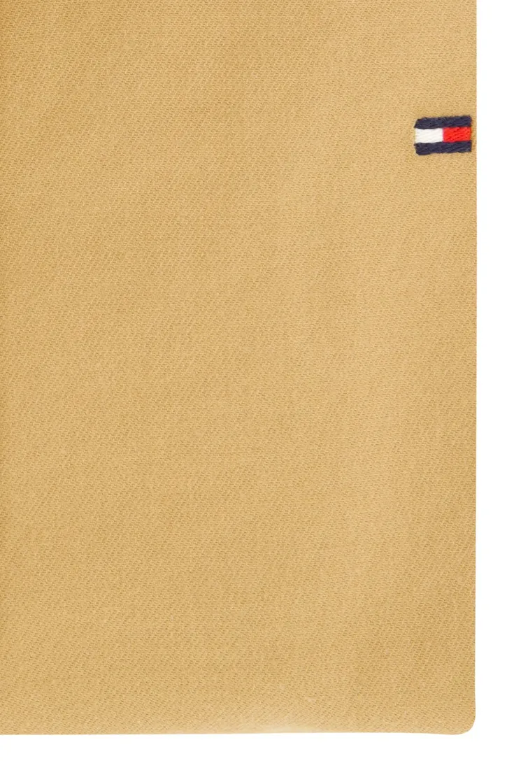 Katoenen Tommy Hilfiger overhemd beige Regular Fit