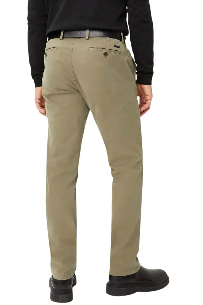 Eurex katoenen broek khaki effen