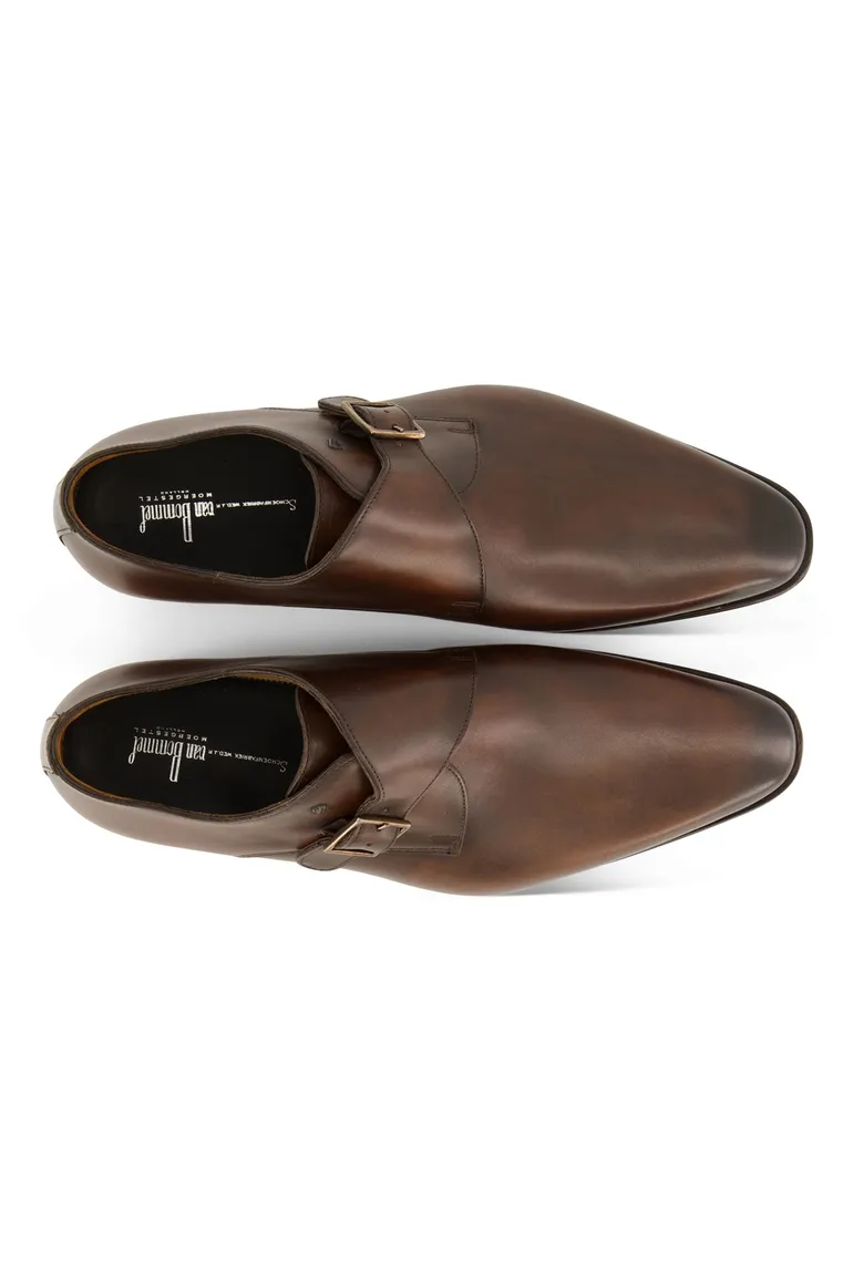 nette schoenen Raffa Van Bommel effen leer bruin
