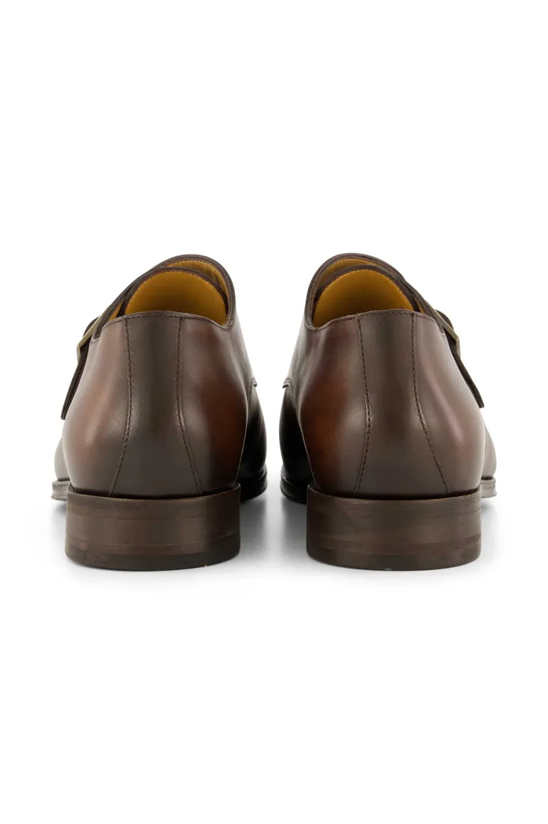 nette schoenen Raffa Van Bommel effen leer bruin