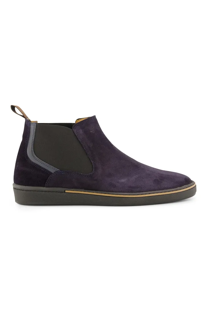van Bommel schoenen Bora suede donkerblauw