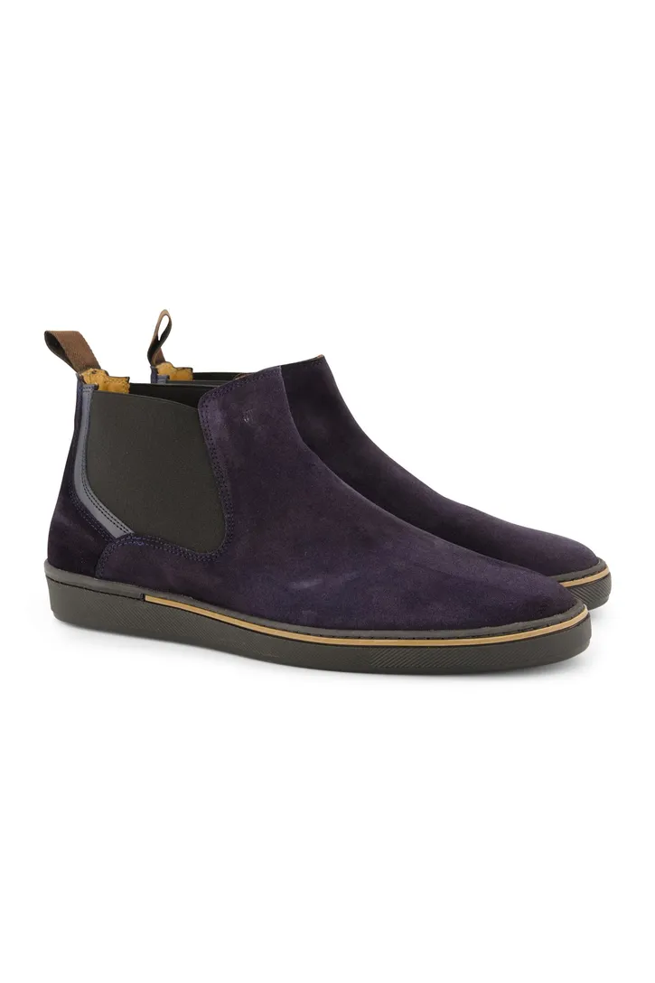 van Bommel schoenen Bora suede donkerblauw