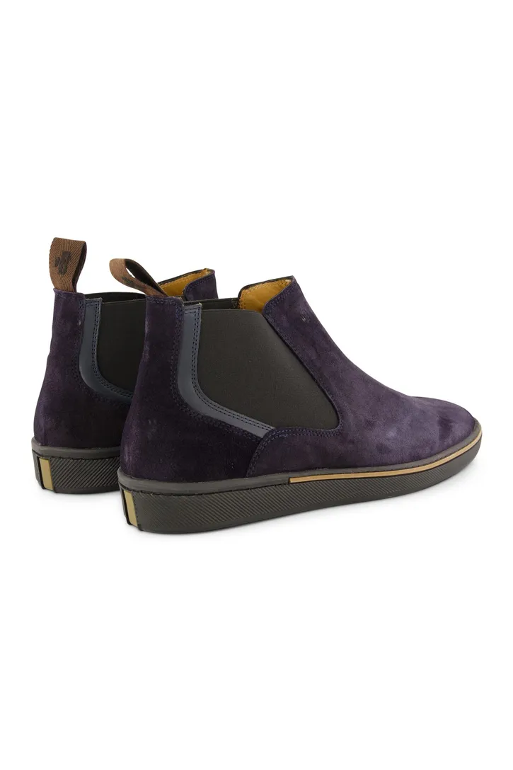 van Bommel schoenen Bora suede donkerblauw