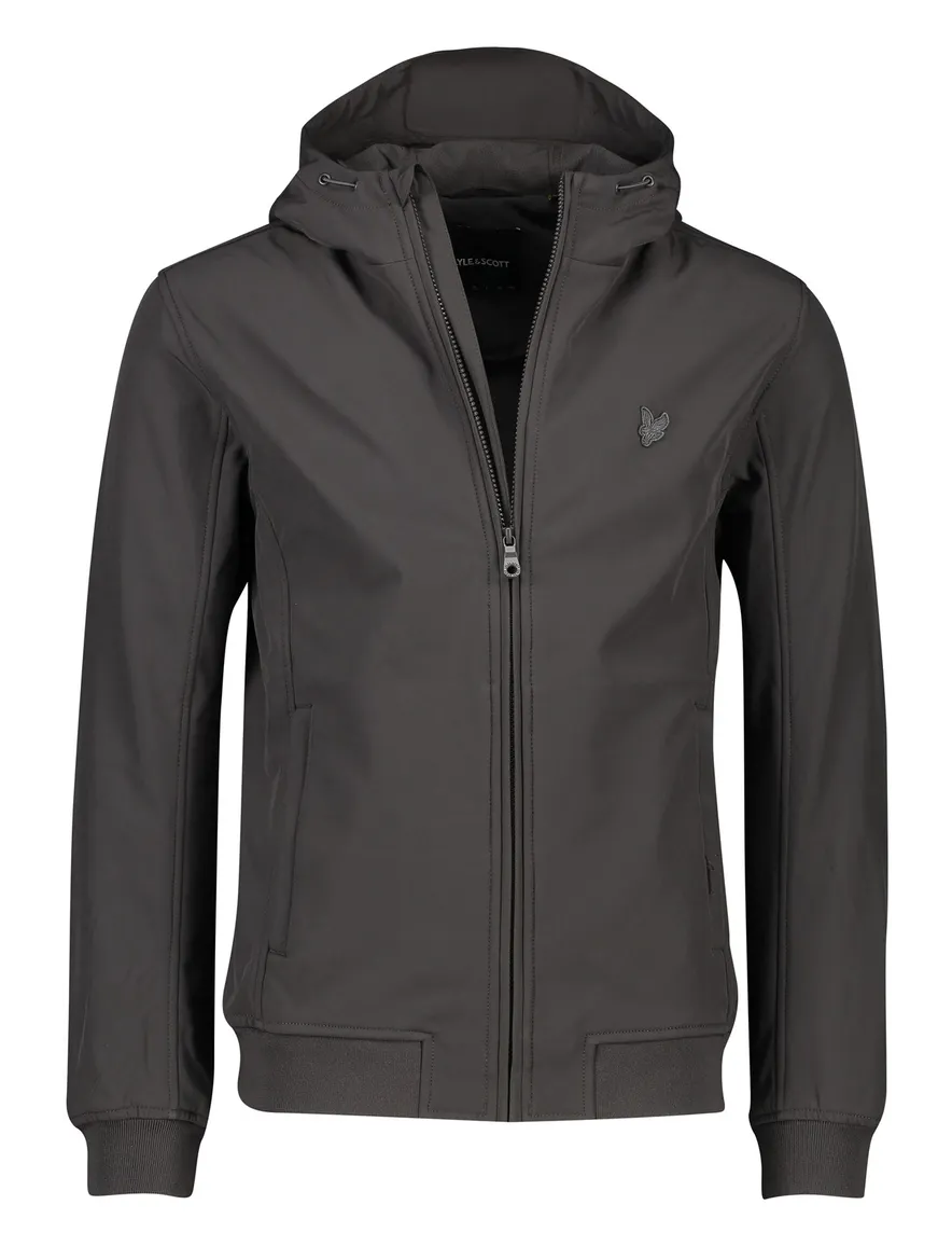 Lyle & Scott tussenjas grijs rits normale fit