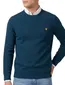 Lyle & Scott trui blauw slim fit lamswol