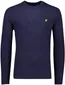 Lyle & Scott trui donkerblauw gemeleerd