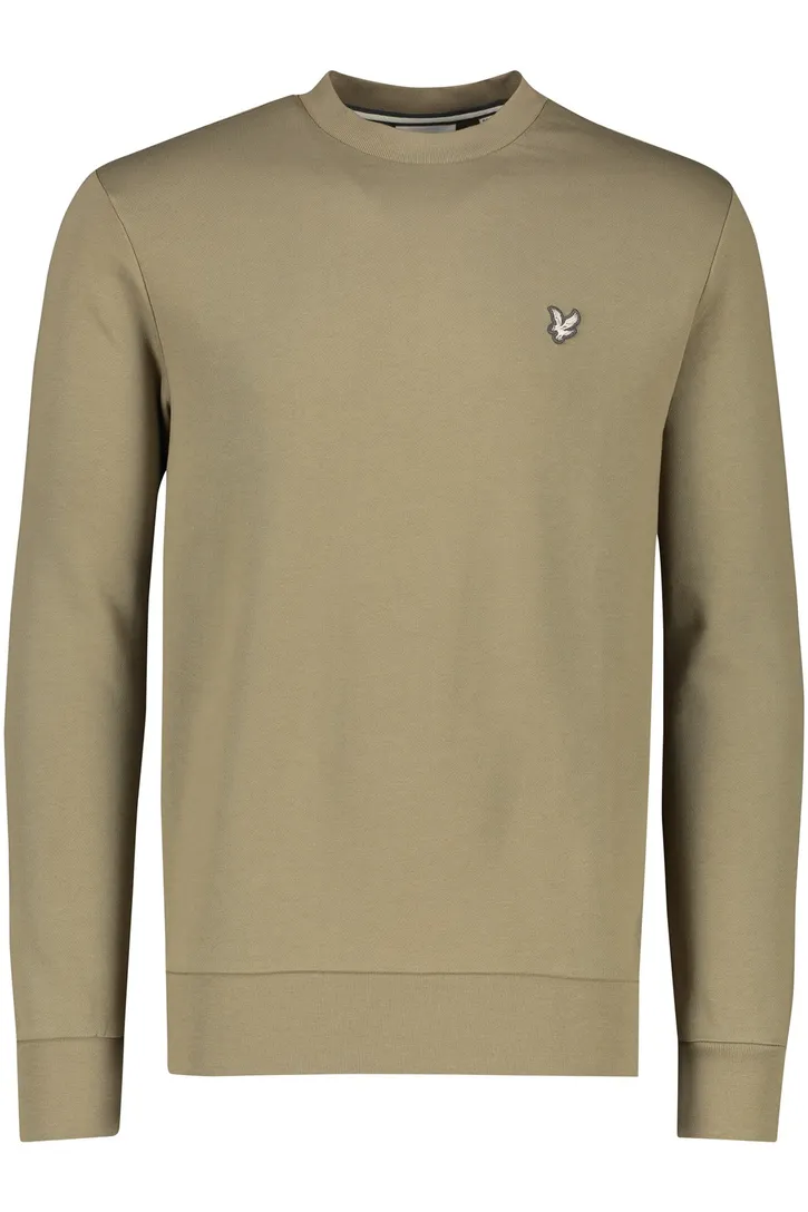 sweater Lyle & Scott groen katoen