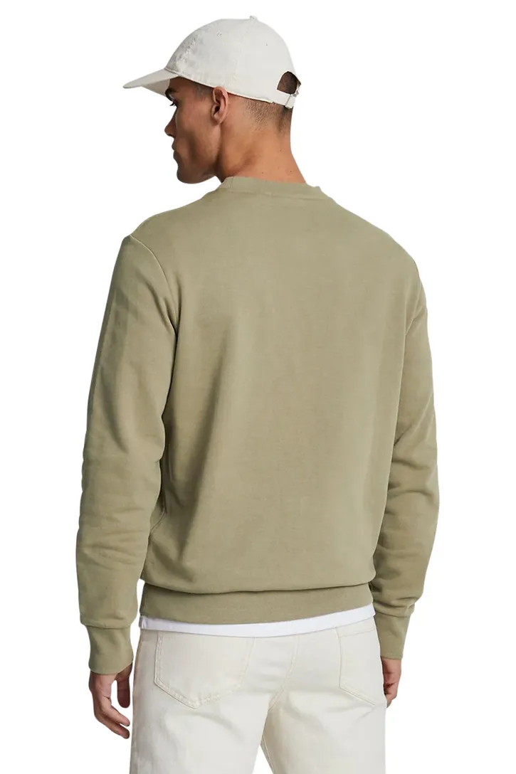 sweater Lyle & Scott groen katoen