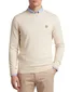 slim fit trui Lyle & Scott effen beige merinowol