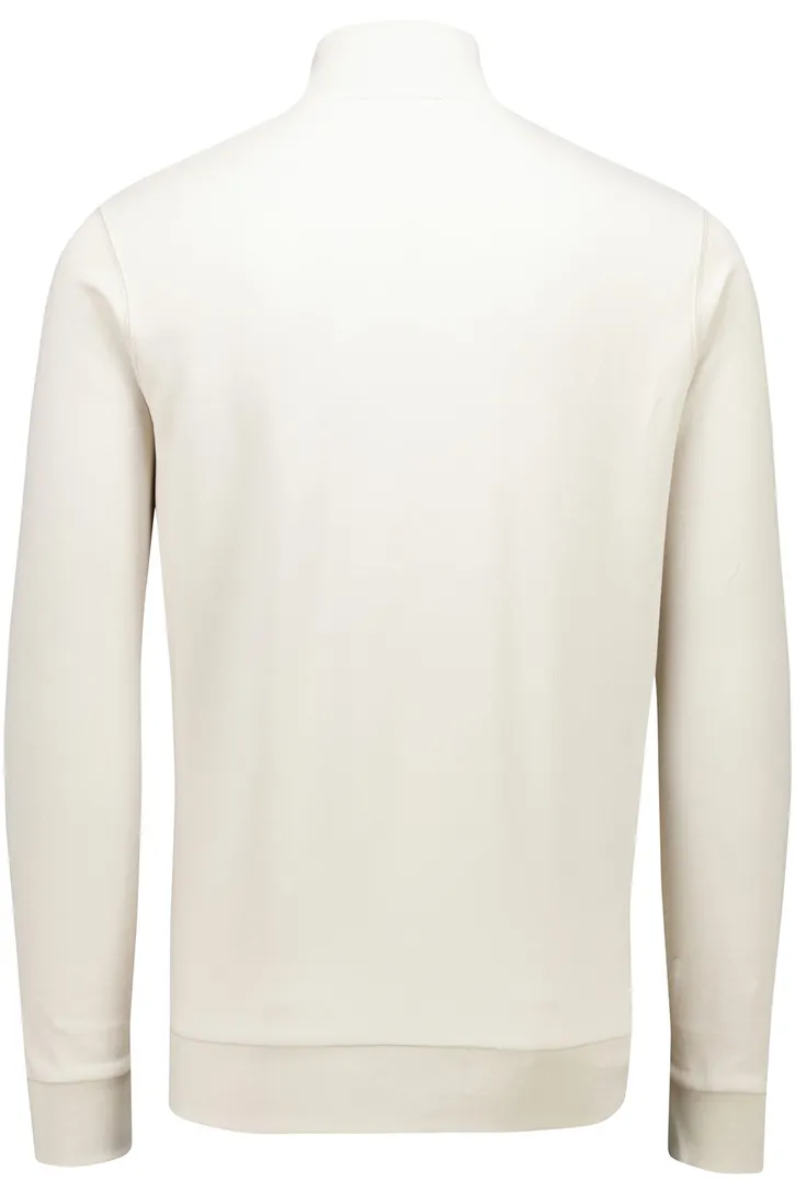 Lyle & Scott half-zip sweater creme