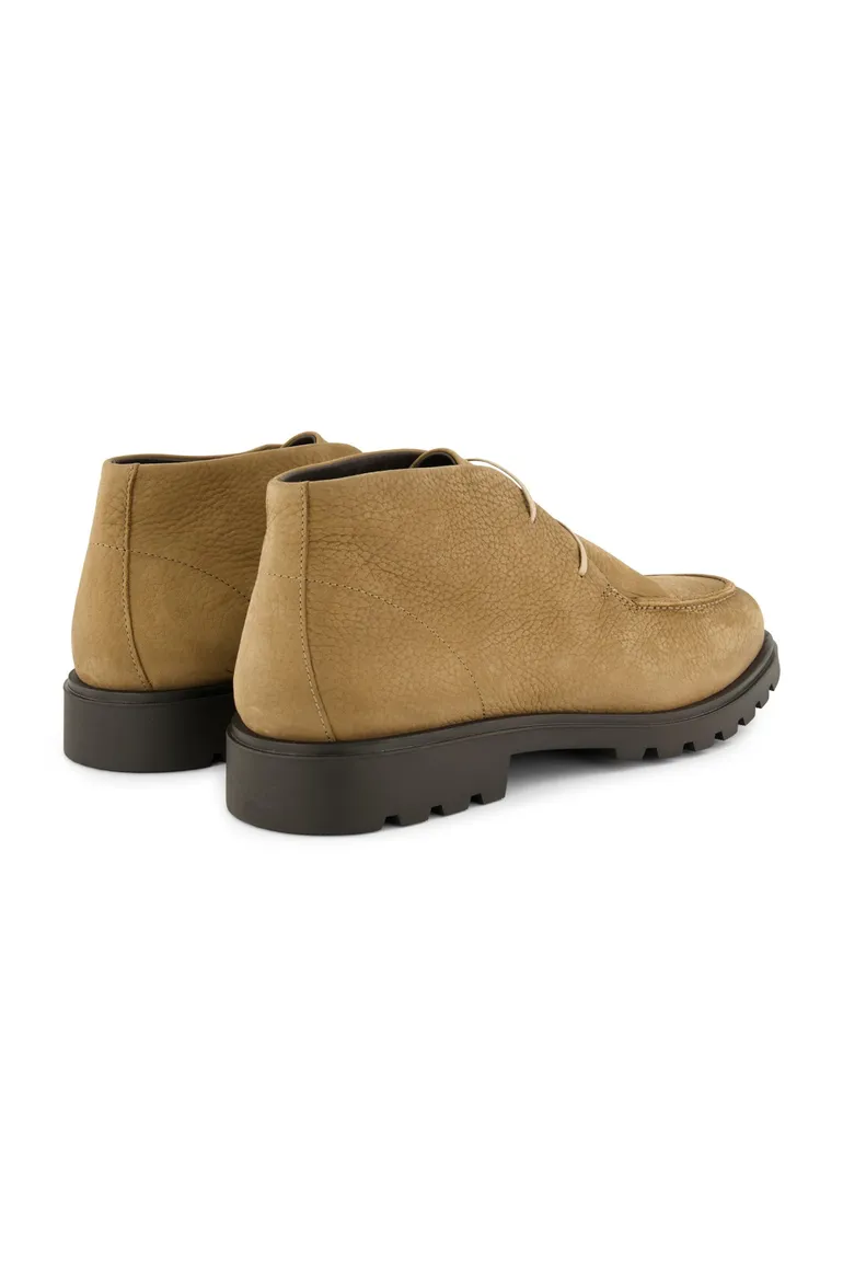 Giorgio boots bruin effen leer met textuur