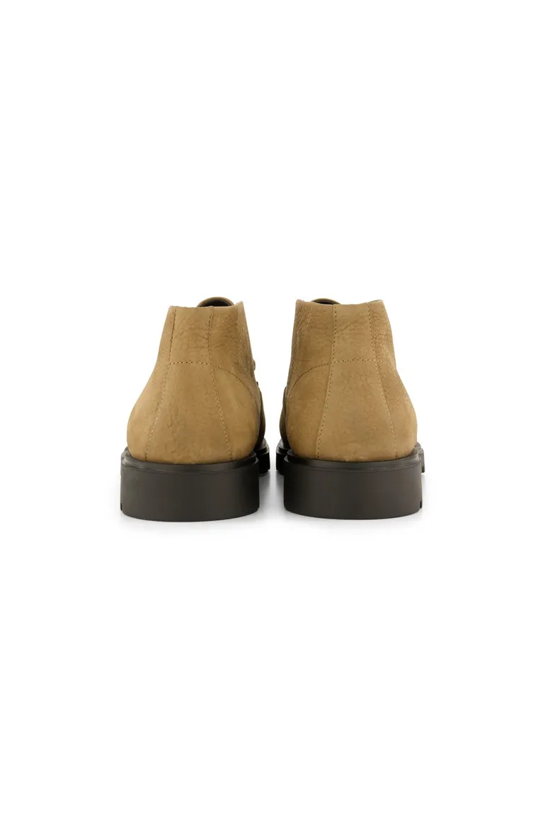 Giorgio boots bruin effen leer met textuur