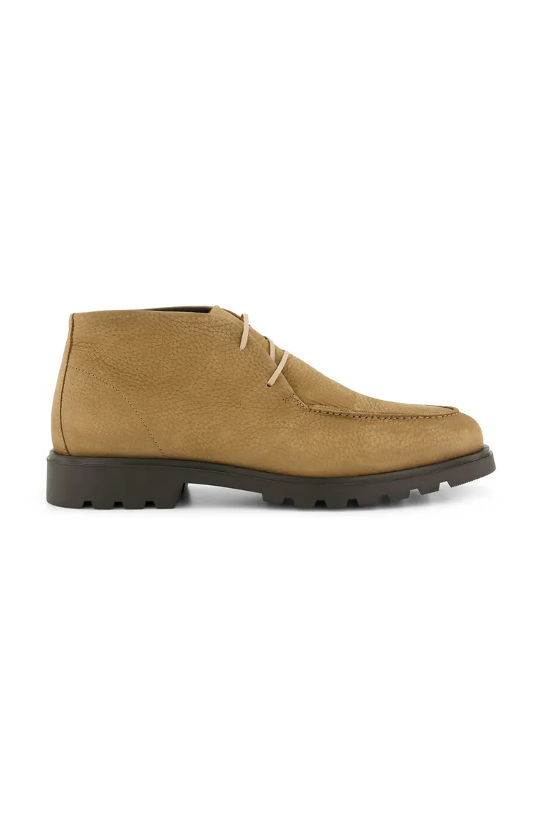 Giorgio boots bruin effen leer met textuur