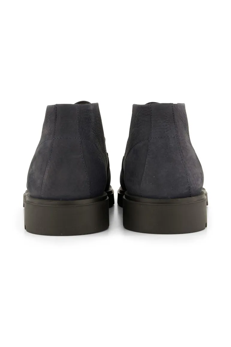 Giorgio boots navy met donkere zool effen leer
