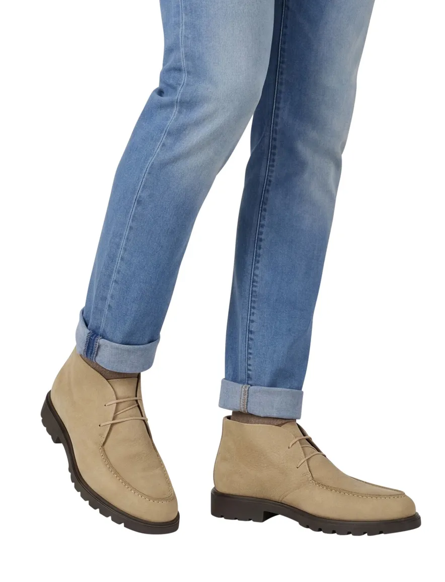 Giorgio schoenen beige met donkere zool